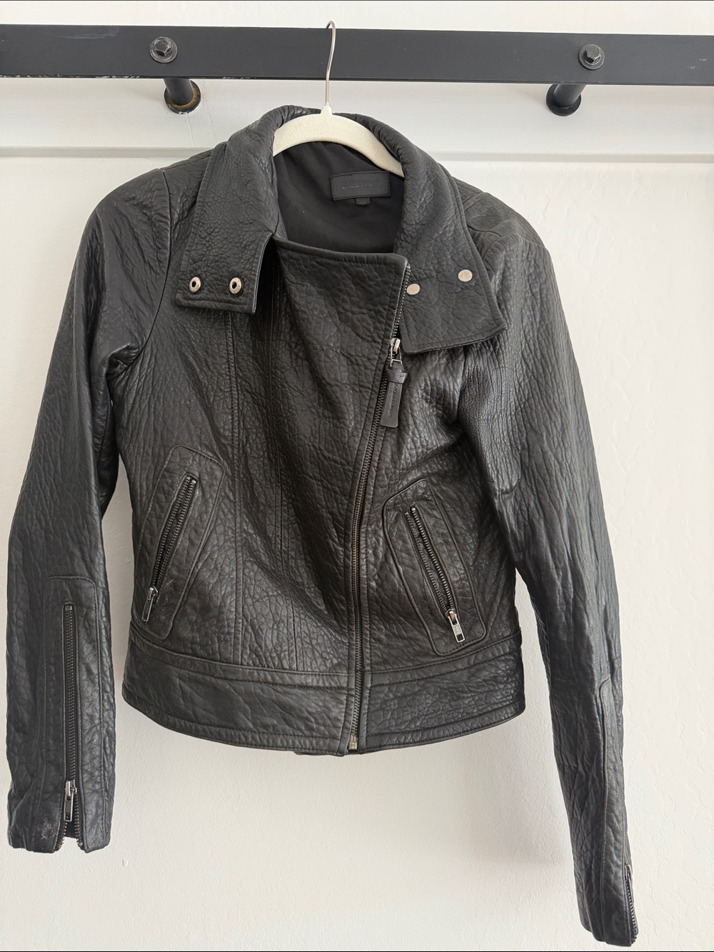 Leather jacket Mackage Aritizia